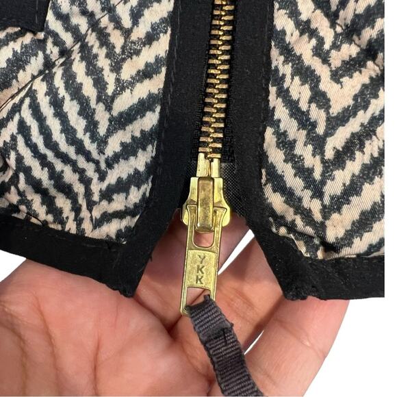 J Crew Herringbone Excursion Quilted Down Puffer Zip Vest XS - Picture 11 of 16